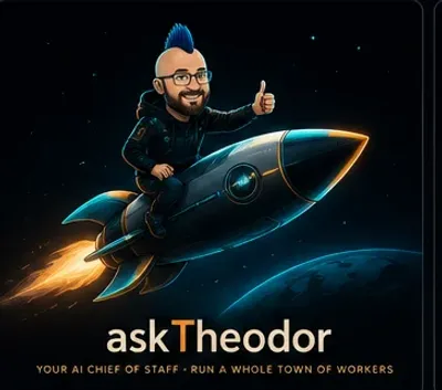 Theodor on a rocket — from fresh install to an AI workforce on autopilot.
